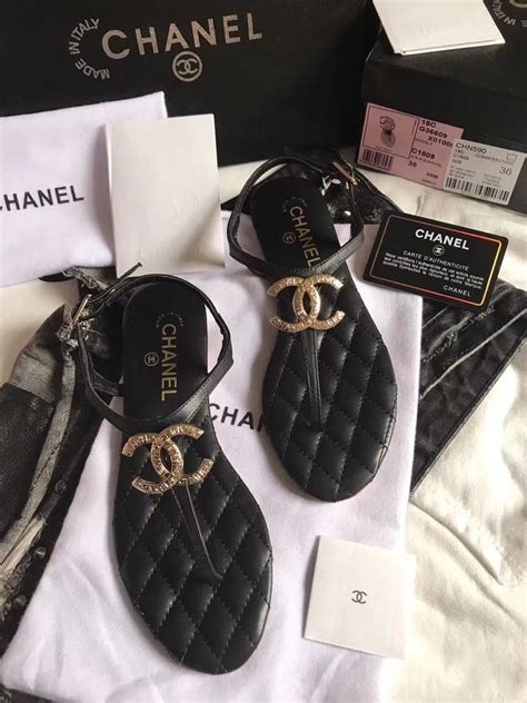 rasteira chanel original|CHANEL.